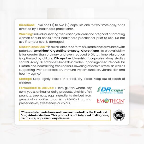 Vista cercana de la cápsula DRcaps