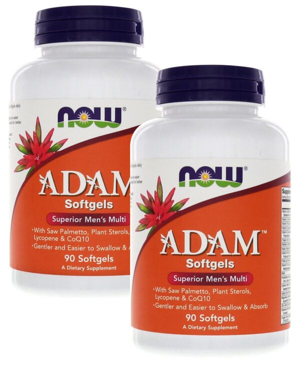 Adam multivitamina hombre 90 softgels envase frontal