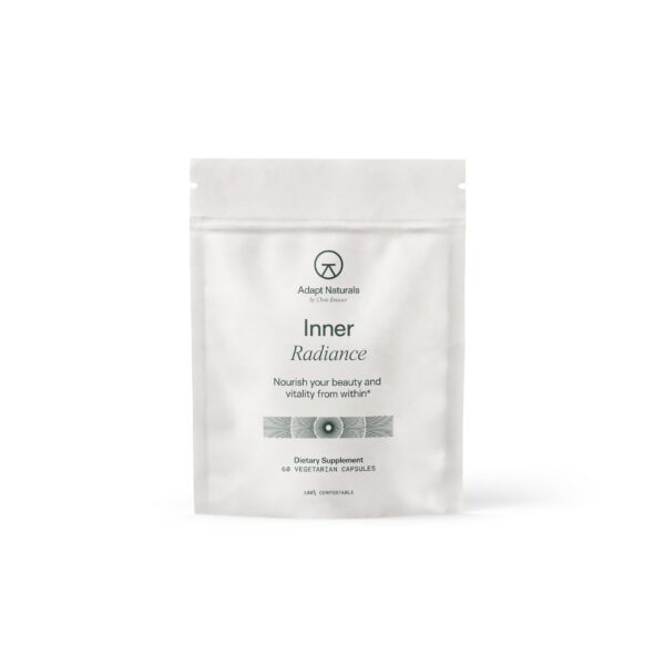 Adapt Naturals Inner Radiance frasco cápsulas