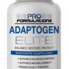 Frasco de cápsulas vegetales Adaptogen Elite Pro Formulations MD