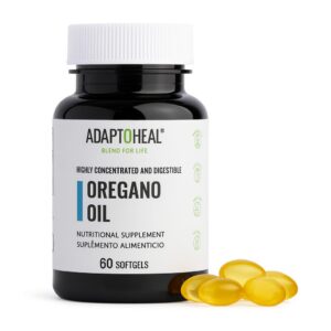 ADAPTOHEAL aceite de orégano 60 softgels botella