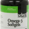 Adept Nutrition Omega-3 cápsulas frontales