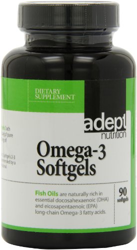 Etiqueta de Adept Nutrition Omega-3