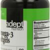 Frasco de Adept Nutrition Omega-3