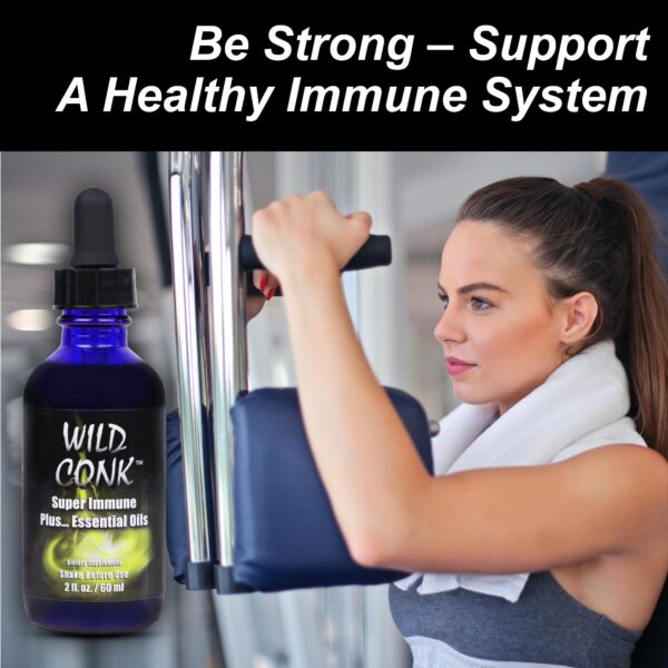 Detalle del frasco de ADN Wild Conk con ingredientes de alta pureza