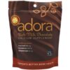 Empaque frontal de Adora Calcium Supplement con chocolate con leche
