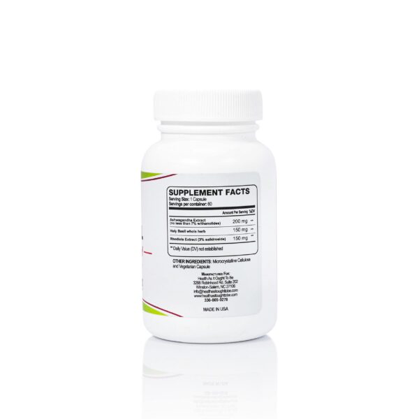 Etiqueta frontal de Adrenal Syn3rgy