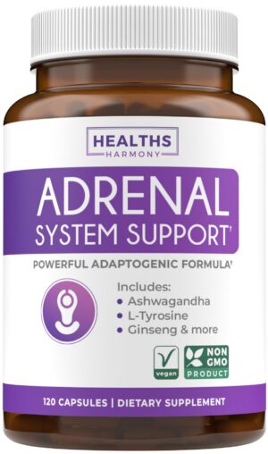Adrenal System Support etiqueta frontal