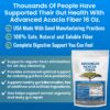 Advanced Acacia Fiber polvo para salud y limpieza del intestino