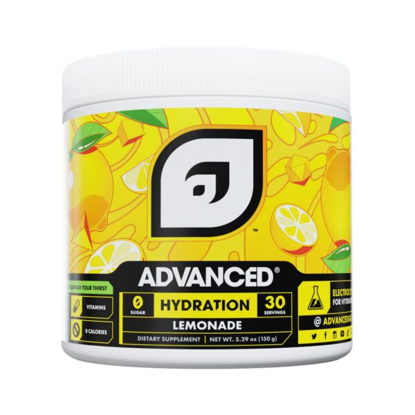 Envase de Advanced Hydration Electrolyte Mix