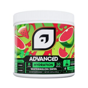 Advanced Hydration mezcla electrolitos sabor sandía sin cafeína