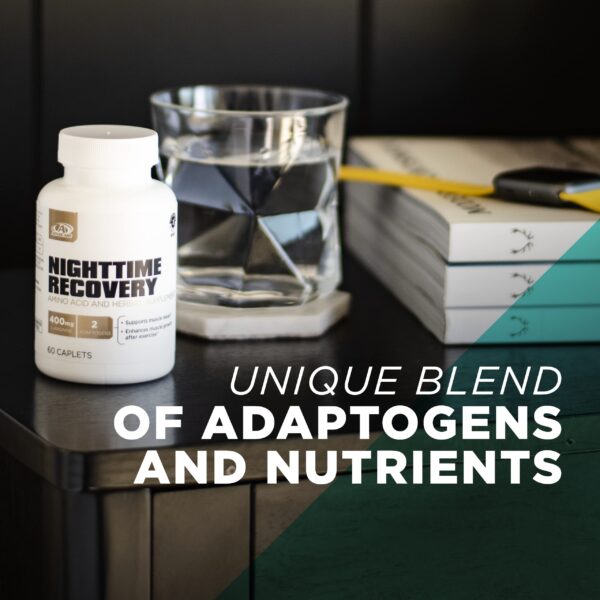 Etiqueta lateral del envase Nighttime Recovery