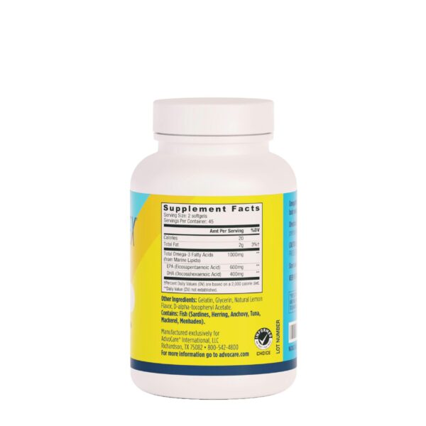 Frente de caja y etiqueta de OmegaPlex