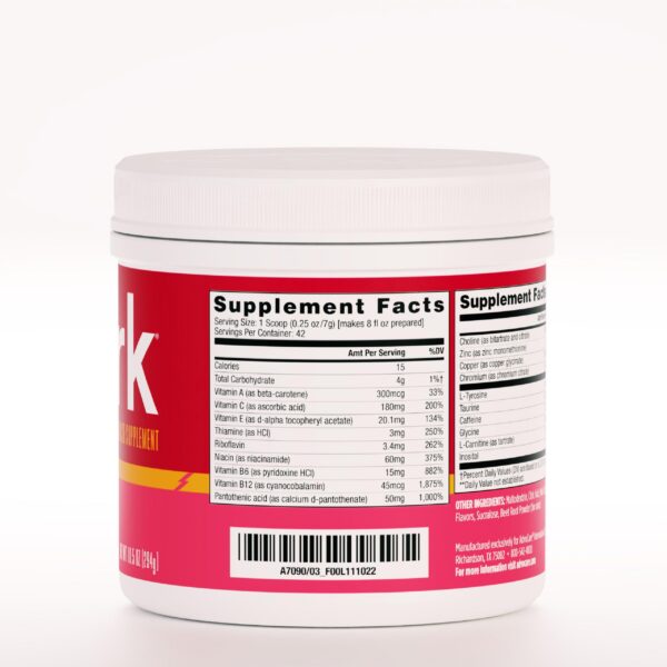 Etiqueta frontal de AdvoCare Spark