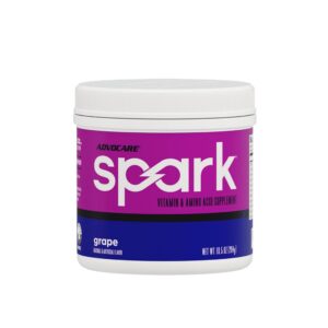 Version 1.0.0 Frasco de AdvoCare Spark con etiqueta