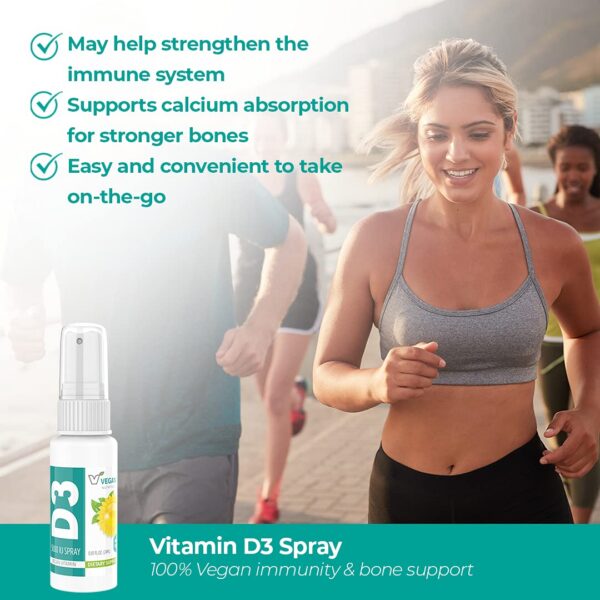 Version 1.0.0 Aerosol vitamina D3 vegano de Vegan Life para uso diario