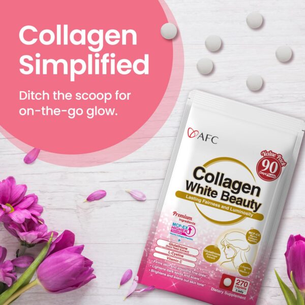 Etiqueta AFC Japan Colágeno White Beauty