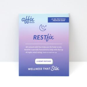 Parche RestFIX de cáñamo visto de frente