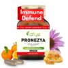 Suplemento afye PRONEZYA en botella de vidrio para sistema inmunológico