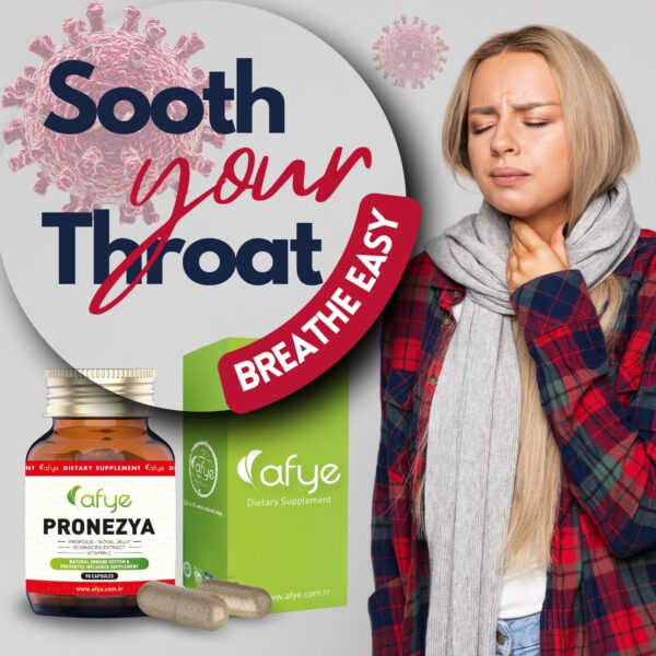 Suplemento natural afye PRONEZYA para reforzar el sistema inmunológico