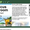 Agaricus Mushroom suplemento en mesa