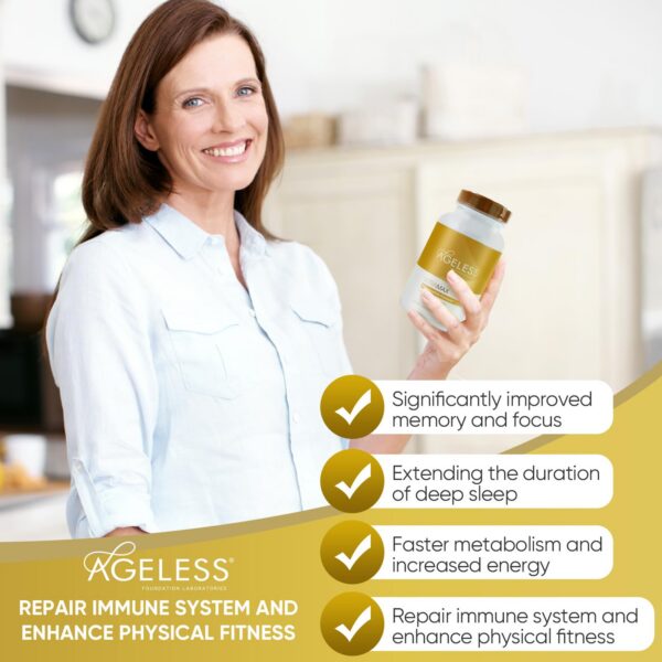 Version 1.0.0 AGELESS UltraMAX Gold para mujeres - salud y bienestar