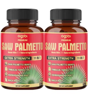 agobi cápsulas saw palmetto 5300 mg para próstata y piel