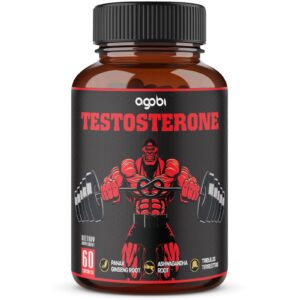 Frasco de agobi testosterona para hombres