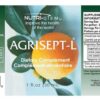 Etiqueta detallada del suplemento Nutri-Diem Agrisept-L
