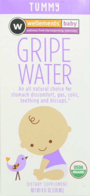 Version 1.0.0 Agua para cólicos Wellements orgánica para bebés 118 ml