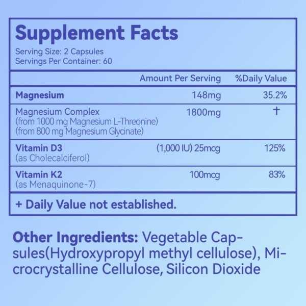 Version 1.0.0 Frasco con cápsulas de magnesio