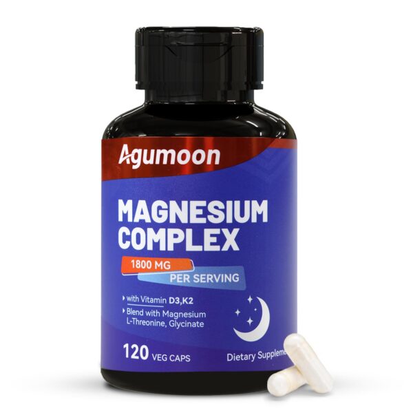 Version 1.0.0 Frente del frasco de Magnesio 1800 mg