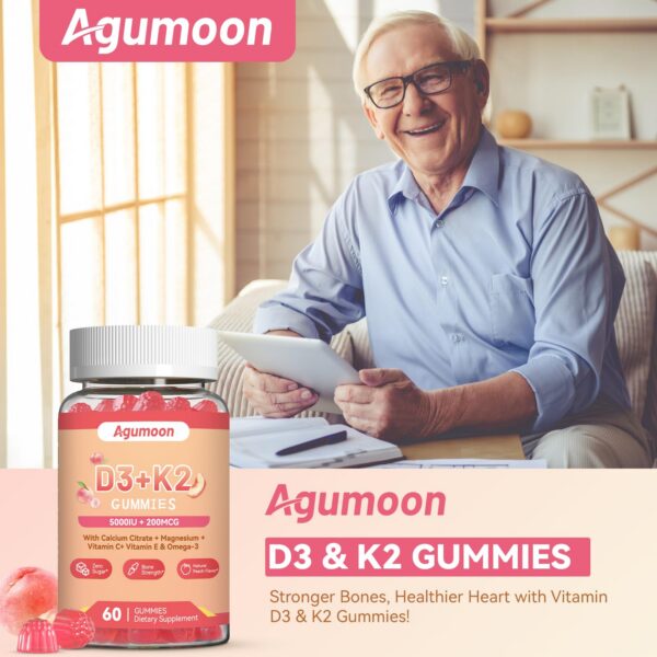 Close-up de gomitas y etiqueta