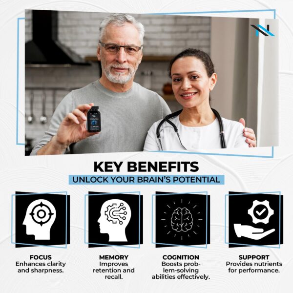 Frente de AI Brain Nootropic cápsulas