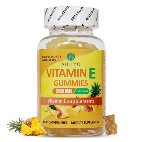 AIHIYO Gomitas Vitamina E frasco frontal