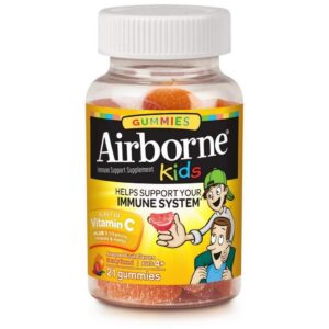 Version 1.0.0 Airborne gummies para niños sabor frutas variadas 21 unidades