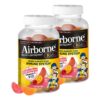 Airborne Kids gomitas vitamina c 500mg zinc antioxidantes paquete 2