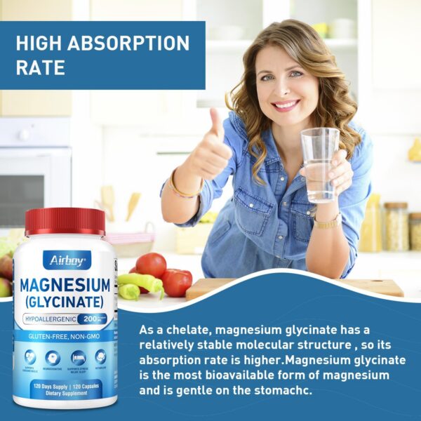 Cápsulas Airboy Magnesium Glycinate
