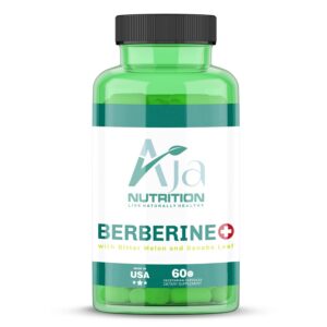 Aja Nutrition Berberine + con hoja de banaba y melón amargo