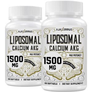 Frasco AJAXERRUE Liposomal Calcium AKG 1500 mg