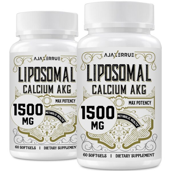 Frasco AJAXERRUE Liposomal Calcium AKG 1500 mg