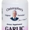 Suplemento ajo cápsulas veganas 100 unidades Dr. Christopher's