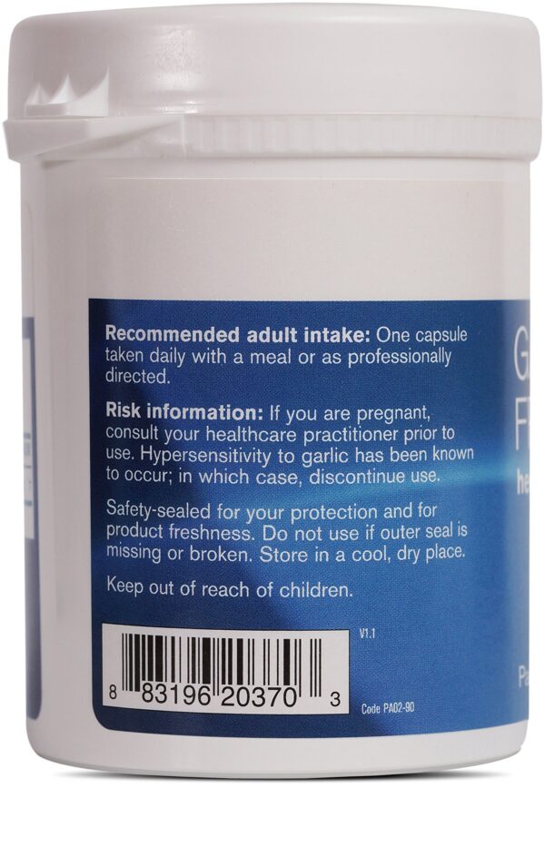 Ajo liofilizado Pharmax apoya lípidos sanguíneos saludables