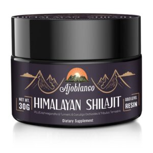 Frasco de Shilajit Ajoblanco Himalayo 600 mg