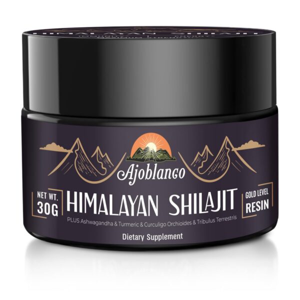 Frasco de Shilajit Ajoblanco Himalayo 600 mg
