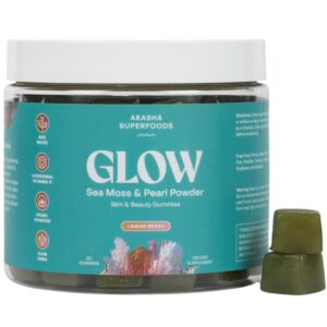 Version 1.0.0 Akasha Superfoods gominolas sea moss glow vitaminas para cabello piel uñas