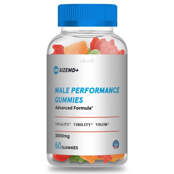 Frente del envase AKODI Size MD Plus Gomitas