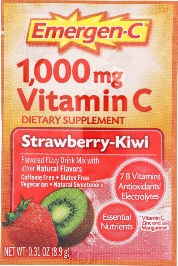 Emergen-C strawberry kiwi paquete frontal