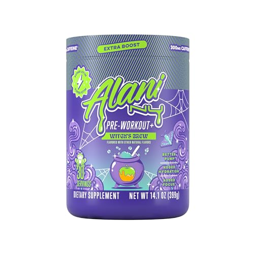 Frasco Alani Nu Pre Workout+ polvo sabor Hechizo de Bruja