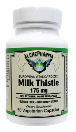 AlchePharma cápsulas de extracto de cardo mariano